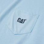 Camiseta Pocket para hombre color celeste