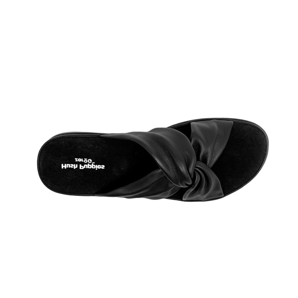 Sandalias flats Vikky para mujer color negro