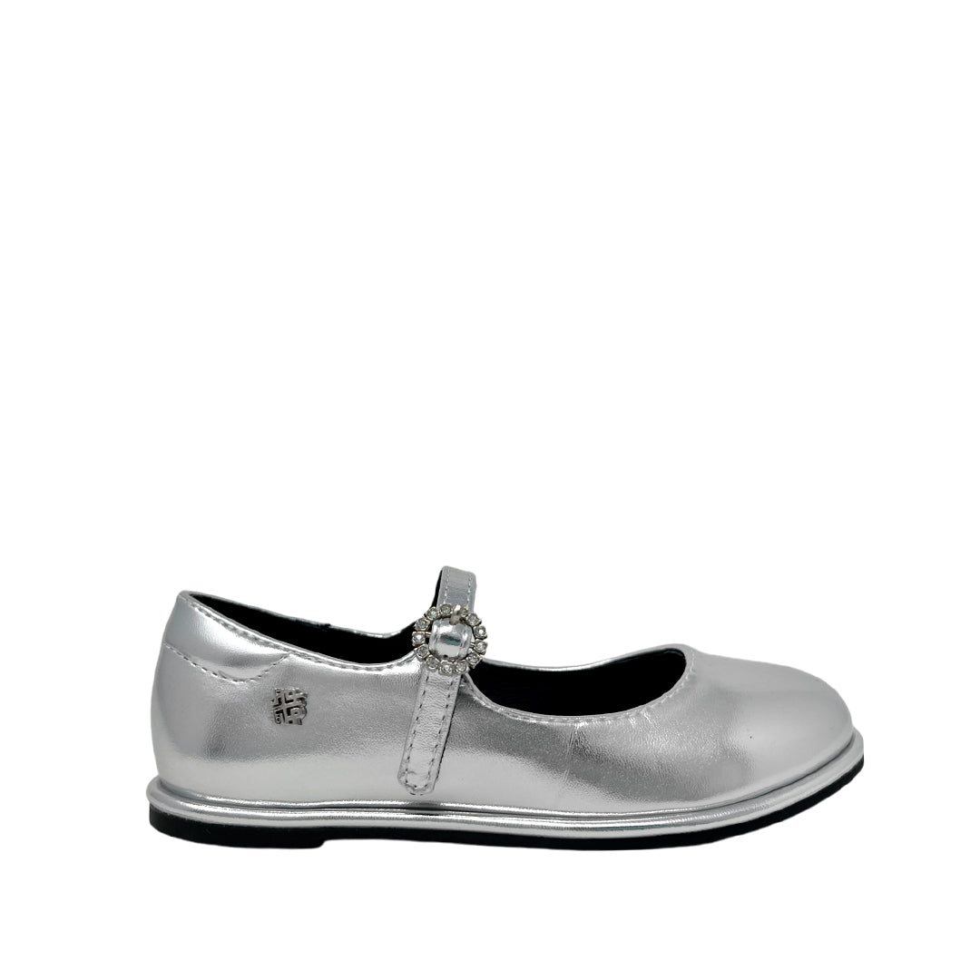 Ballerinas Thilda para niña color plateado
