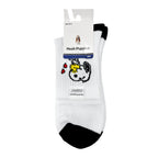 Calcetines Snoopy para hombre color blanco