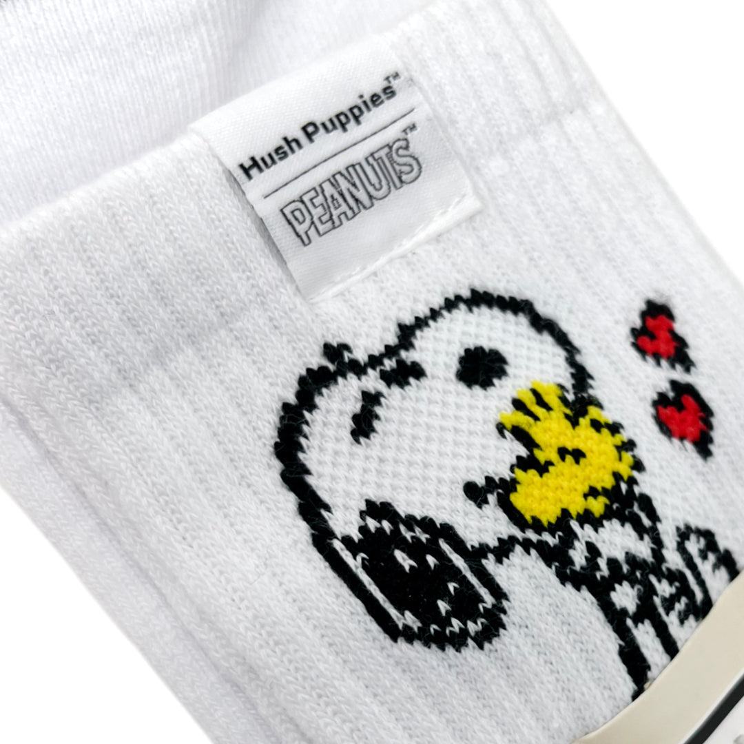 Calcetines Snoopy blanco para hombre