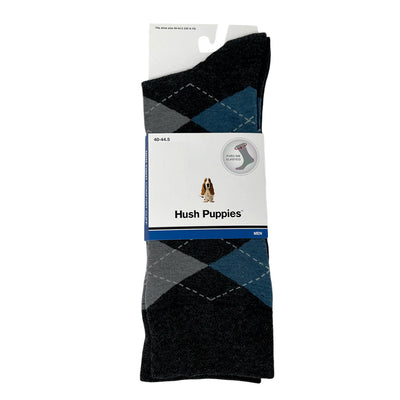 Calcetines Cuff Argyle para hombre color gris