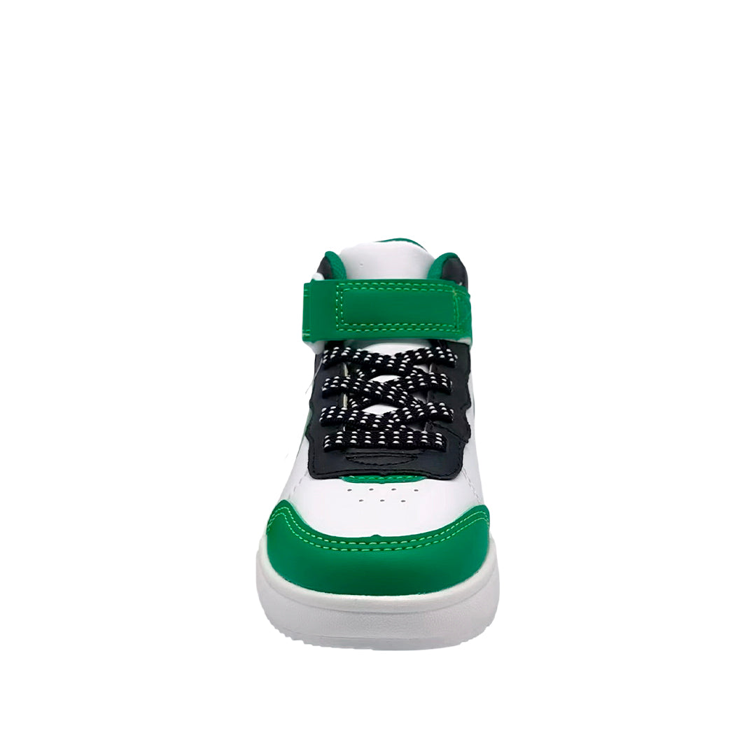 Sneakers tipo botín Hulk para niño color verde