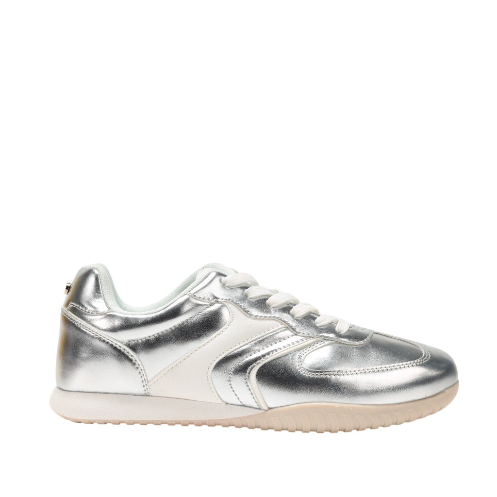 Sneakers Urania para mujer color plateado