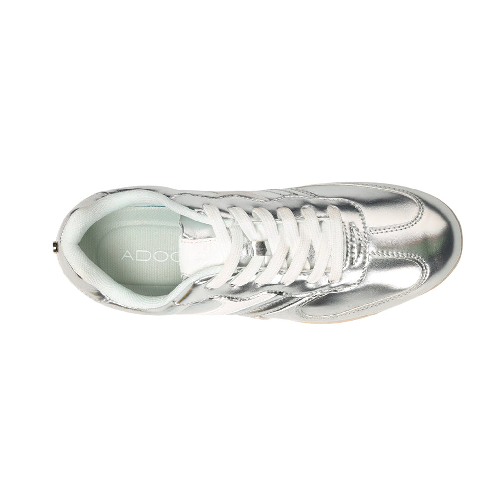 Sneakers Urania para mujer color plateado