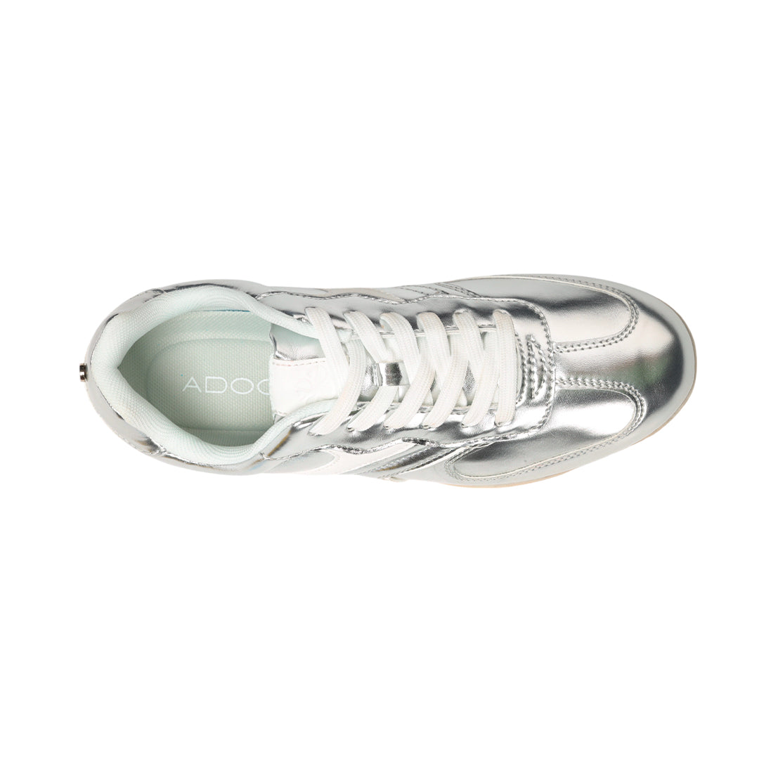 Sneakers Urania para mujer color plateado