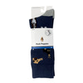 Calcetines Cuff Dogs para hombre color navy