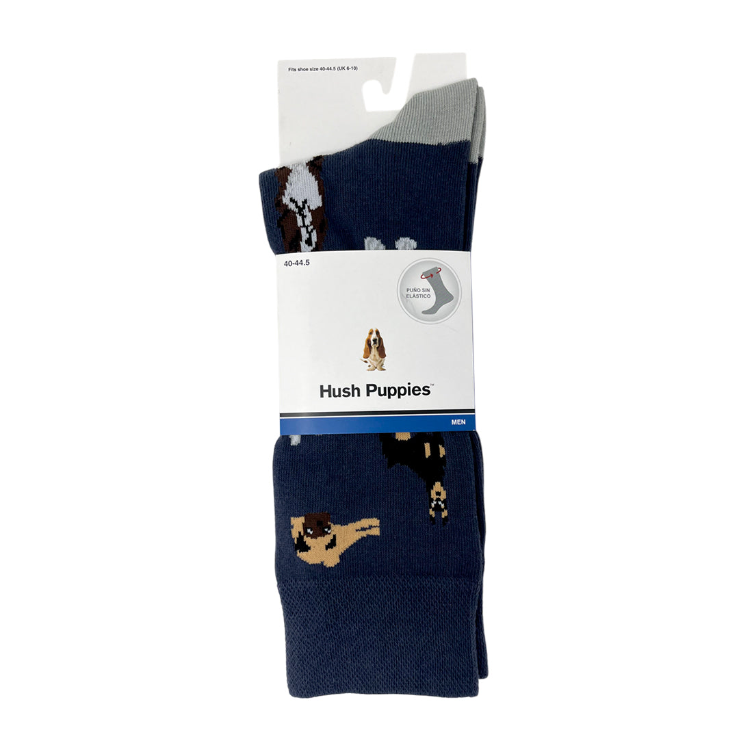 Calcetines Cuff Dogs para hombre color navy