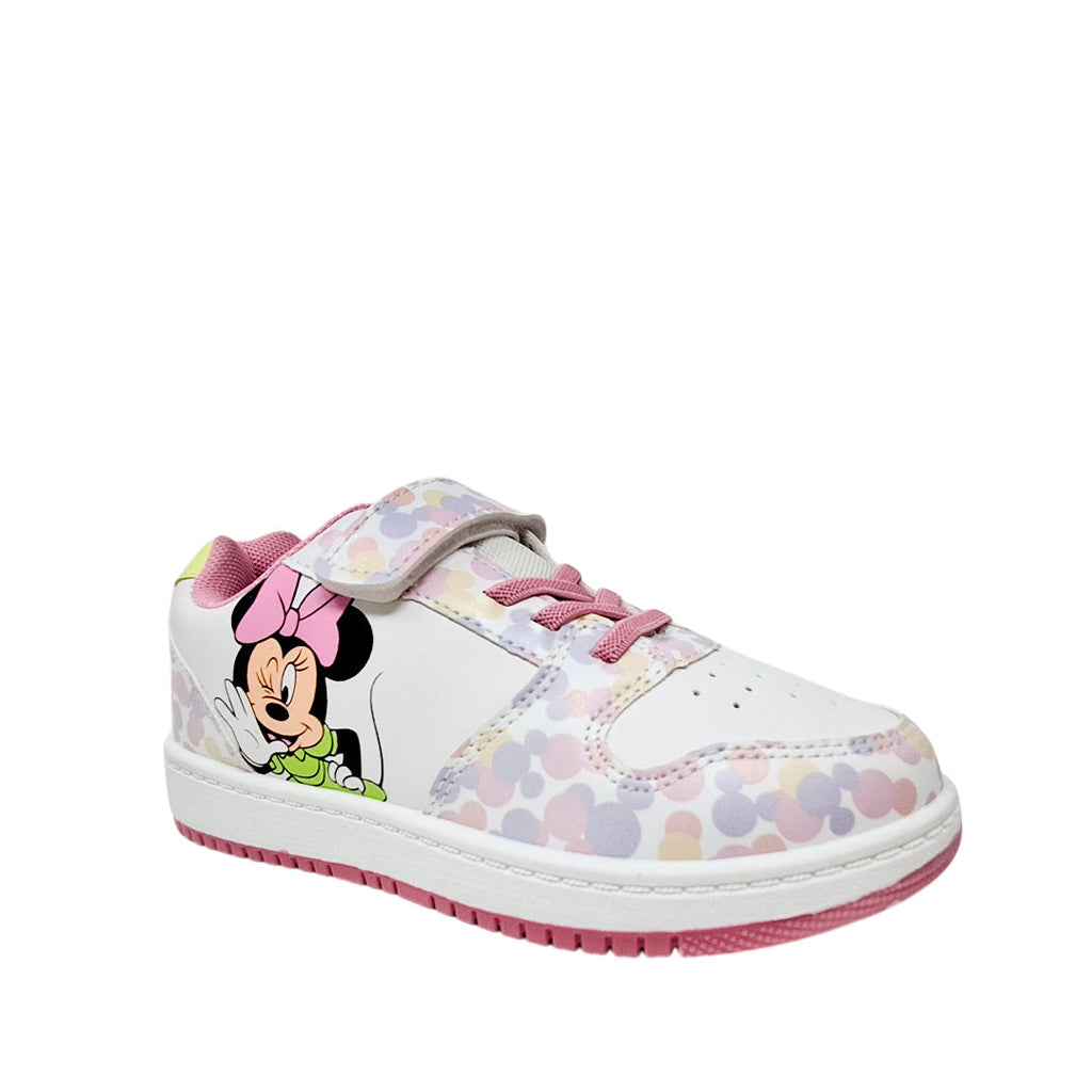 Sneakers Minnie para niña color blanco