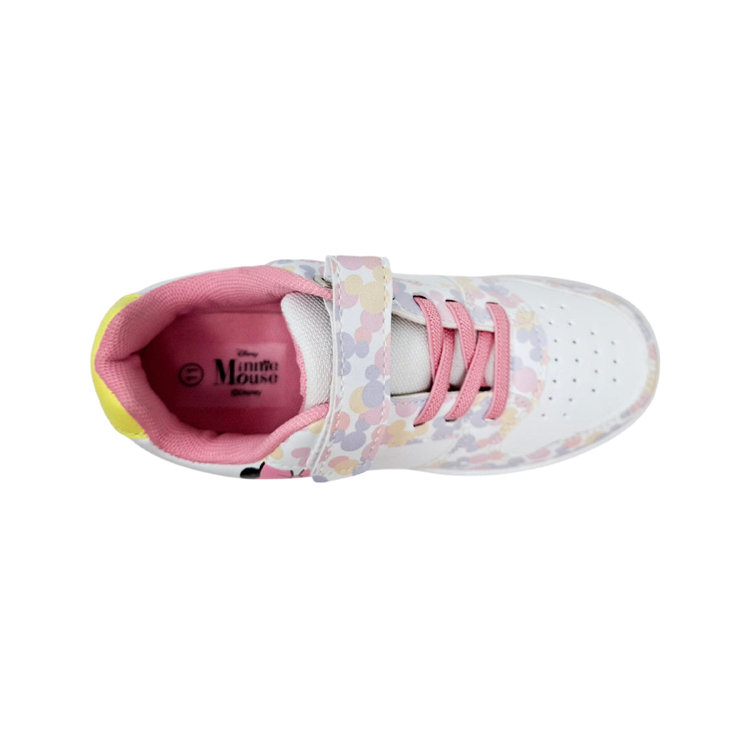 Sneakers Minnie para niña color blanco