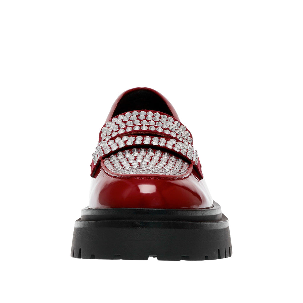 Mocasines Longhaul para mujer color burgundy