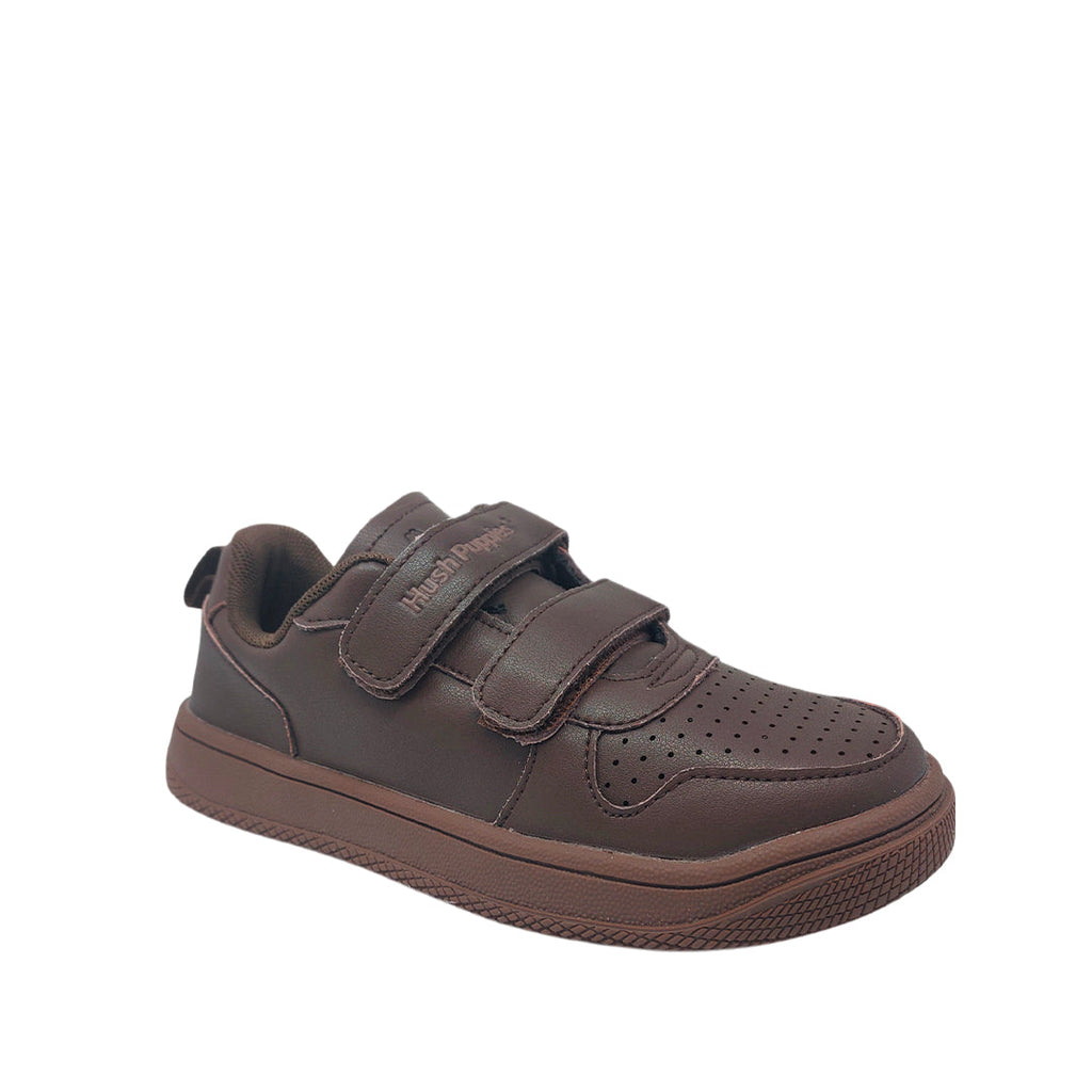Sneakers escolares Stephane para niño color café