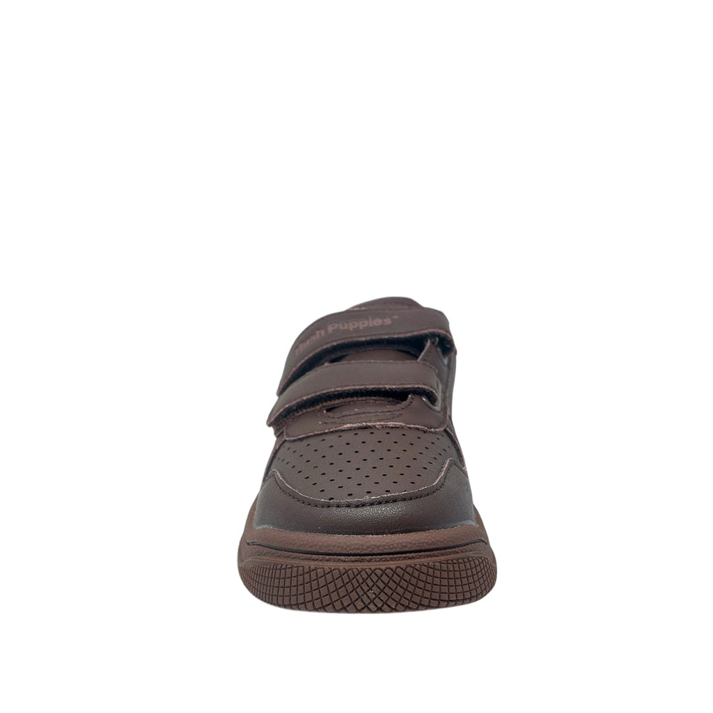 Sneakers escolares Stephane para niño color café