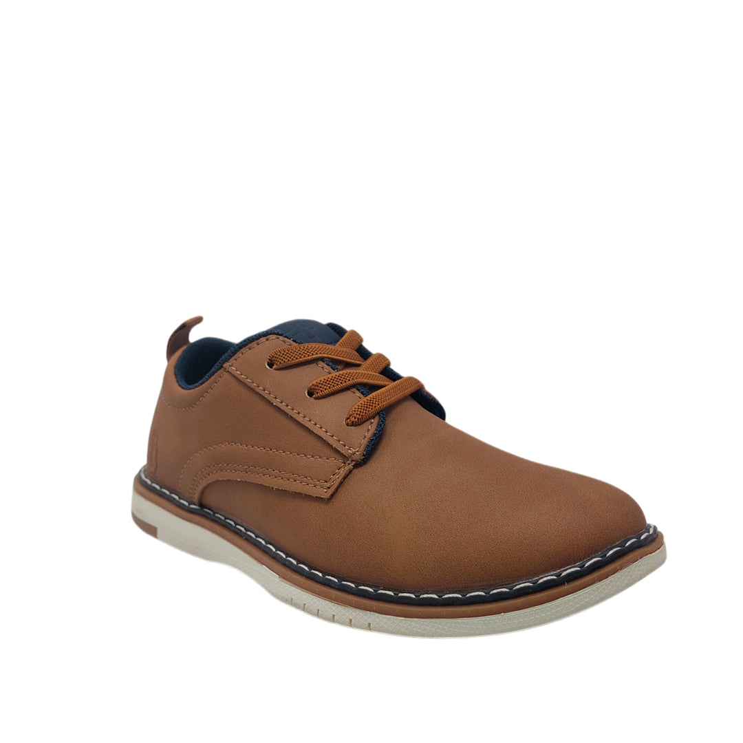 Derby shoes Zendrick para niño color tan