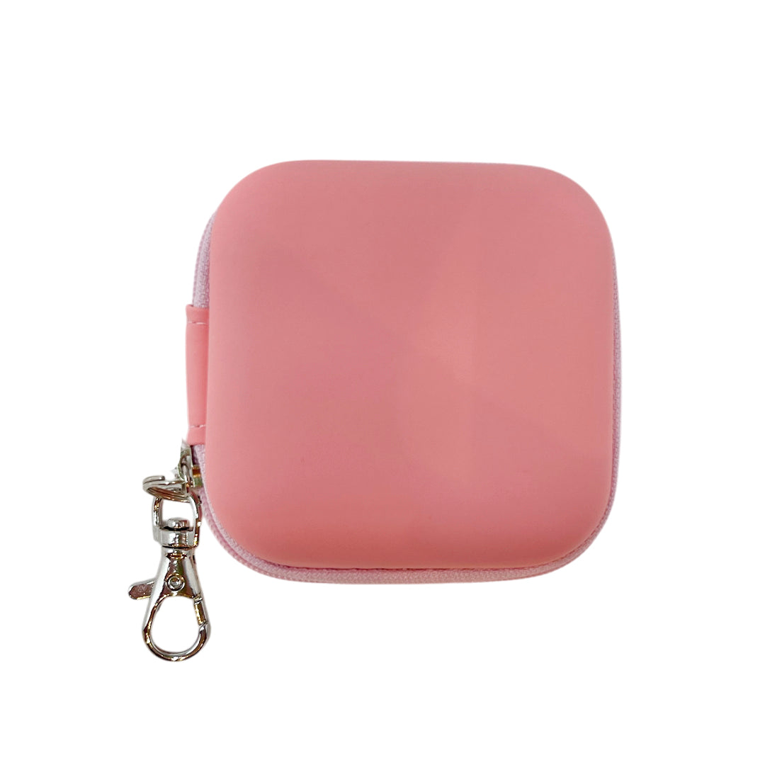 Porta Audífonos color rosado