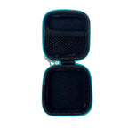 Porta Audífonos color celeste