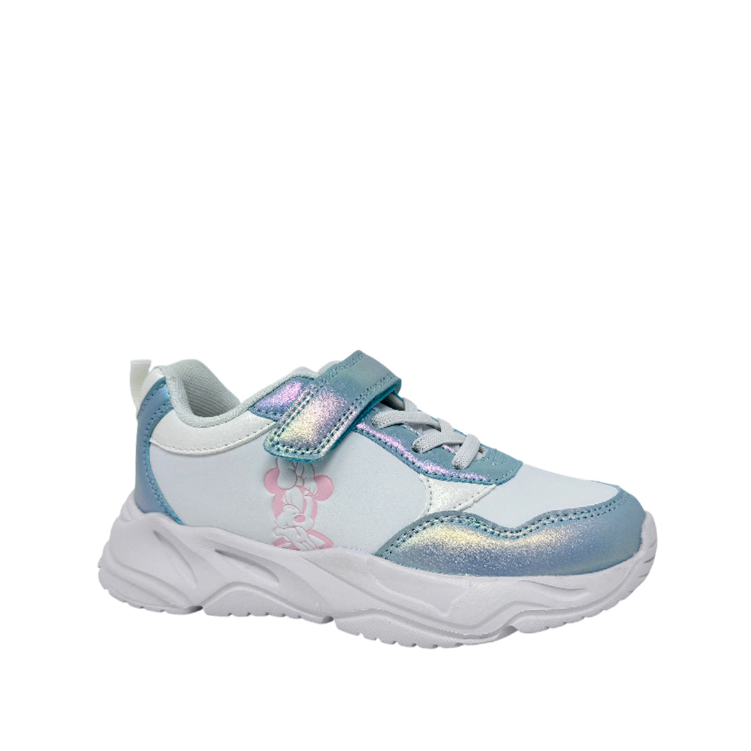 Tennis Minnie para niña color blanco
