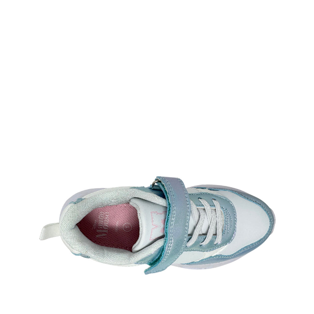 Tennis Minnie para niña color blanco