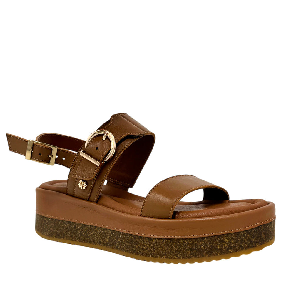 Sandalias Vianey para mujer color tan