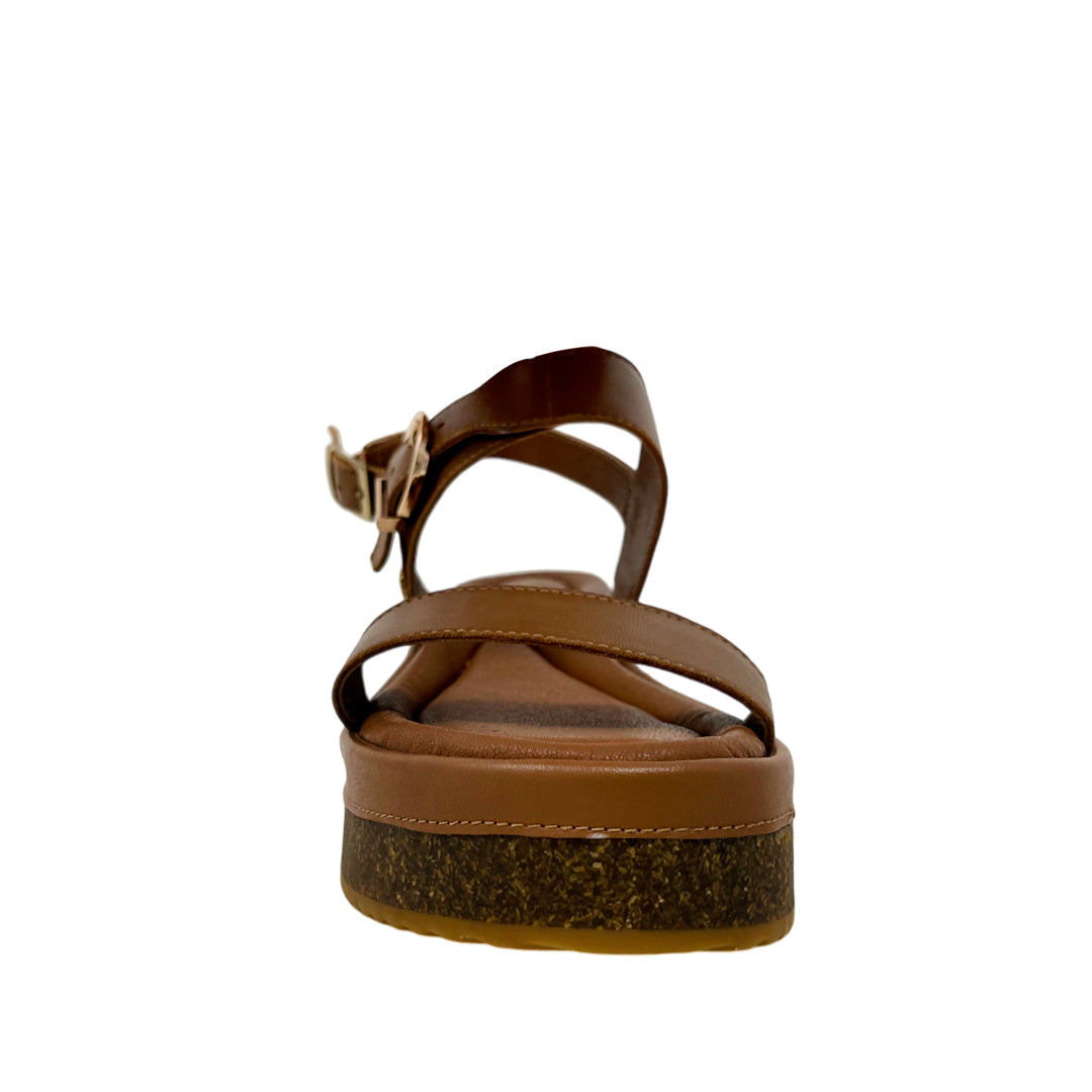 Sandalias Vianey para mujer color tan