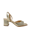 Sandalias de tacón Yonna para mujer color dorado