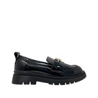 Mocasines Mickey para niña color negro