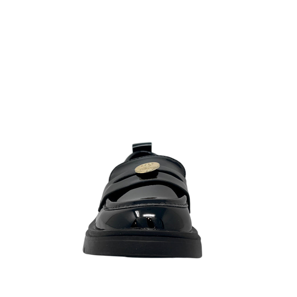 Mocasines Mickey para niña color negro