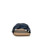 Sandalias flats Malena para mujer color azul