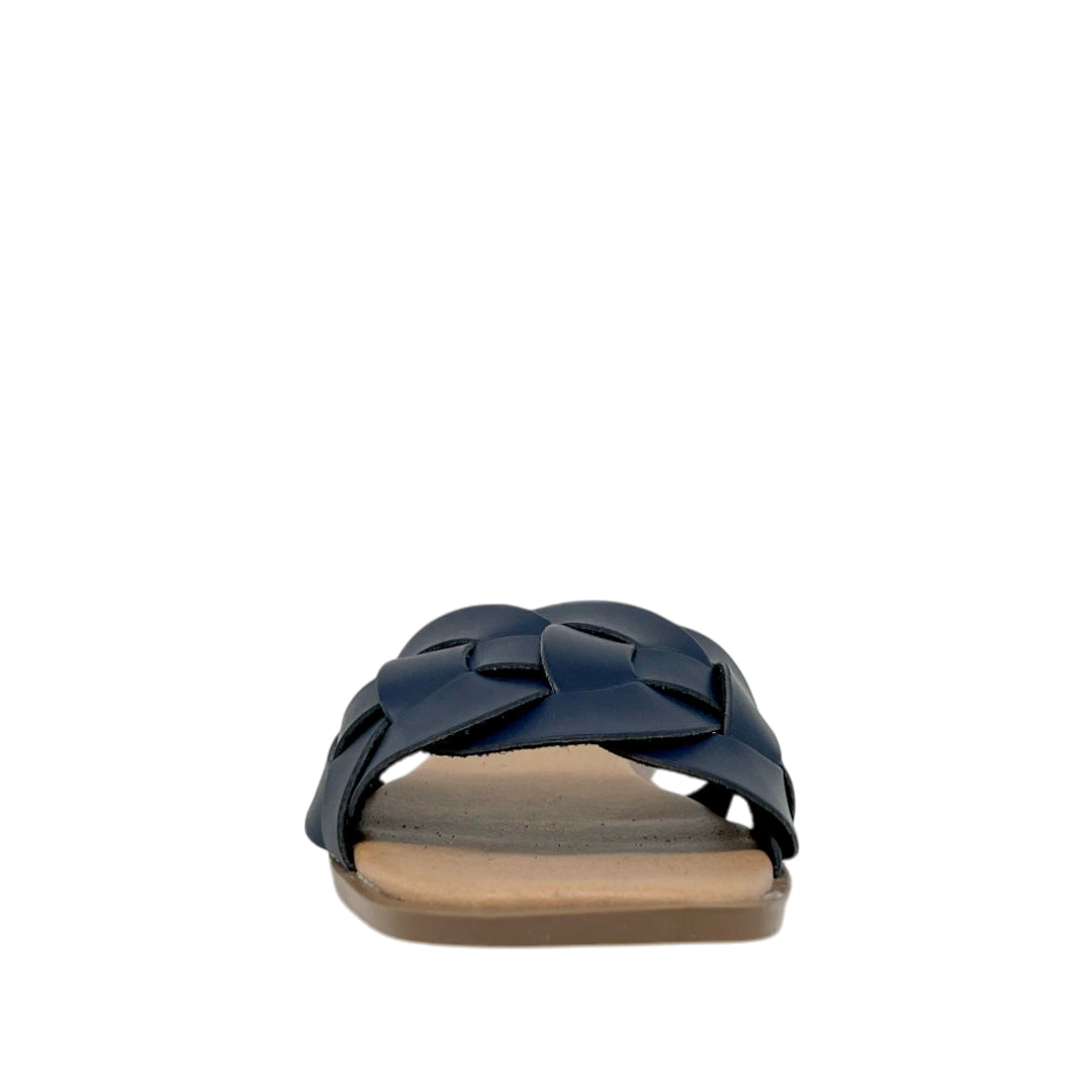 Sandalias flats Malena para mujer color azul