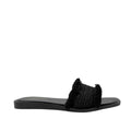 Sandalias flats Macarena para mujer color negro