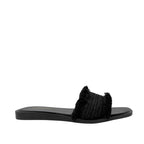 Sandalias flats Macarena para mujer color negro