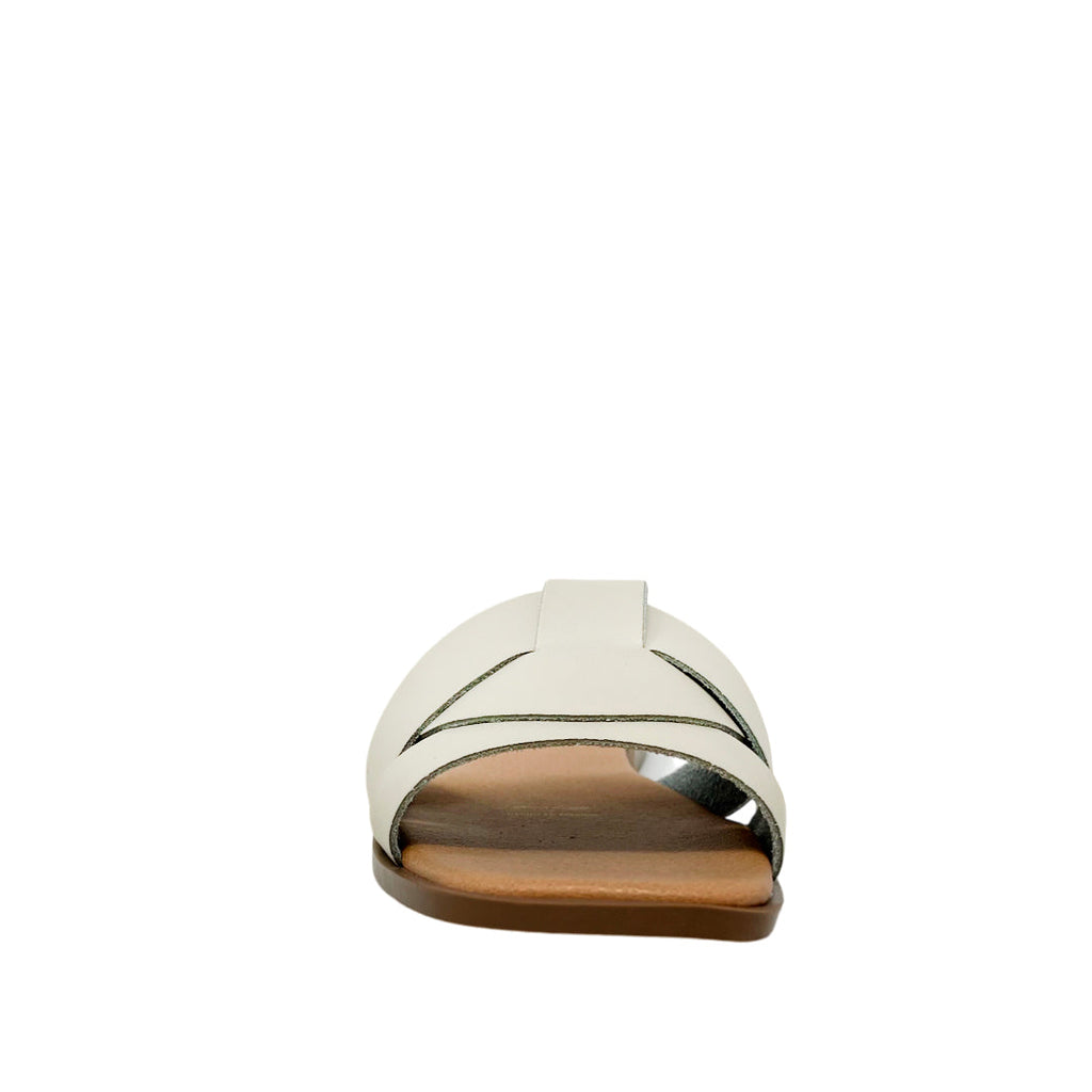 Sandalias flats Waiola para mujer color blanco hueso