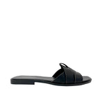 Sandalias flats Waiola para mujer color negro