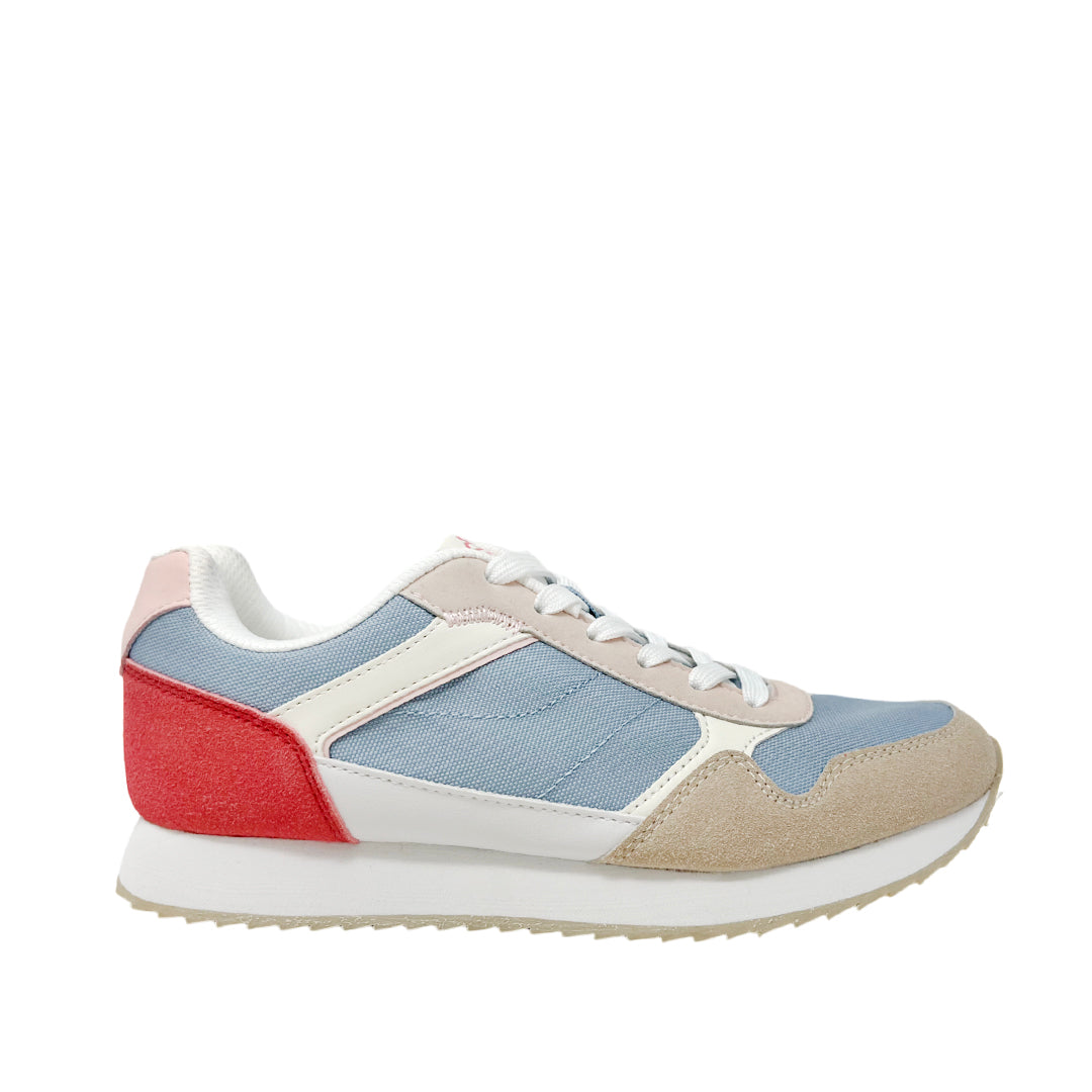 Sneakers Solenn para mujer color celeste