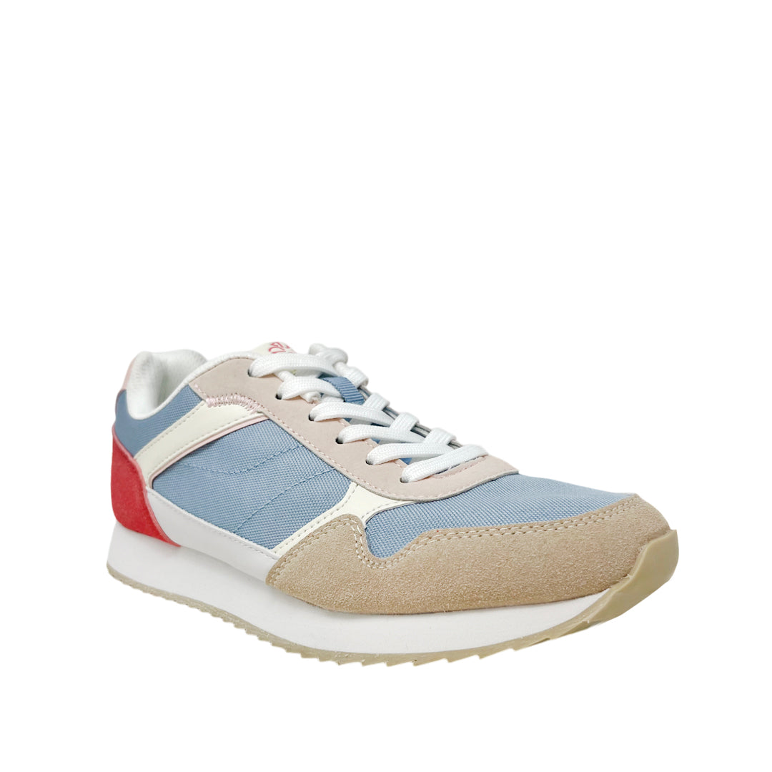 Sneakers Solenn para mujer color celeste