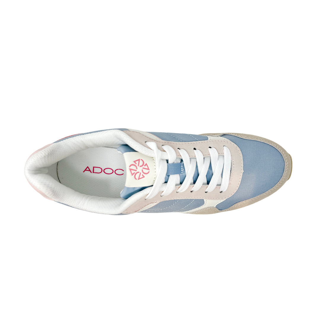Sneakers Solenn para mujer color celeste