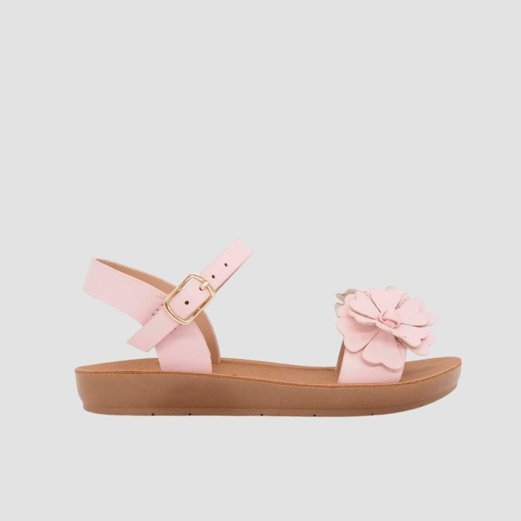 Sandalias flats Sarita rosado