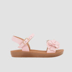 Sandalias flats Sarita rosado