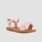 Sandalias flats Sarita rosado