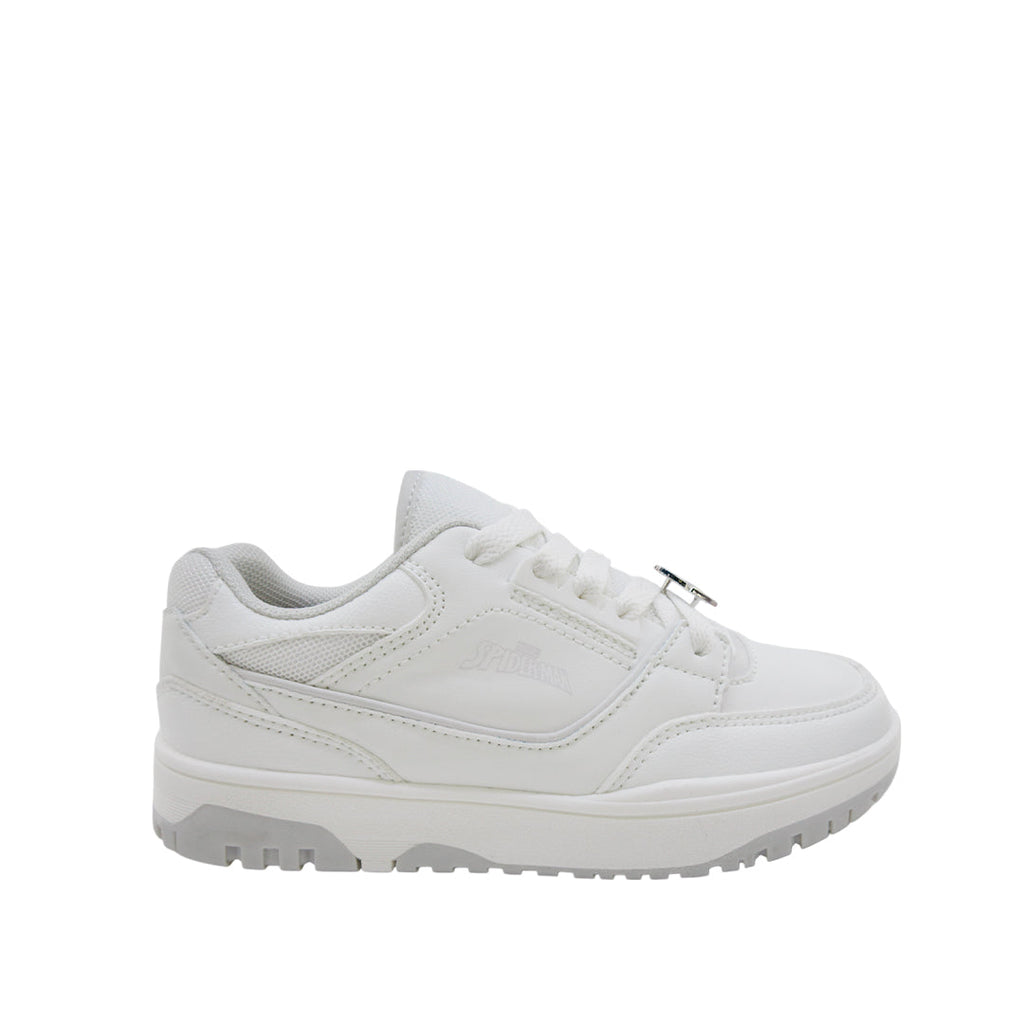 Sneakers Spider para niño color blanco