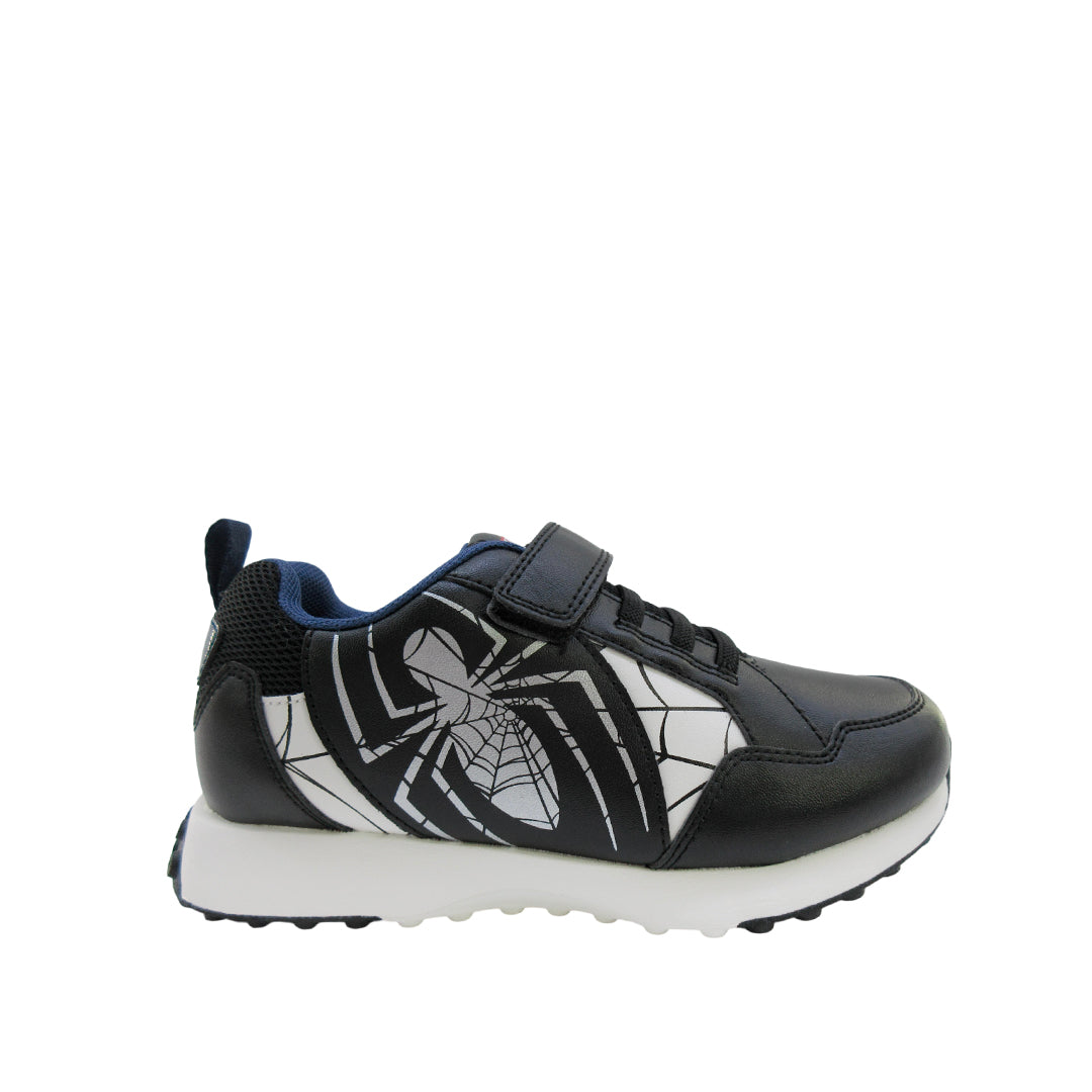 Sneakers Spider para niño color negro