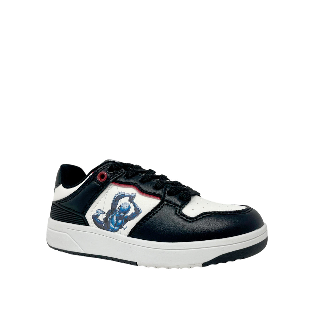 Sneakers Spider para niño color negro