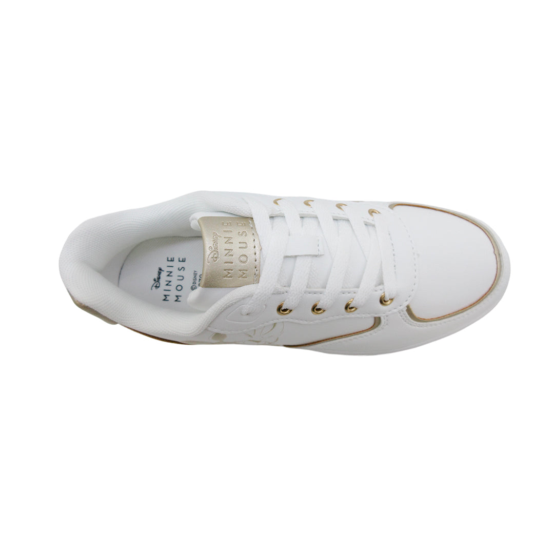 Sneakers Minnie para mujer color blanco