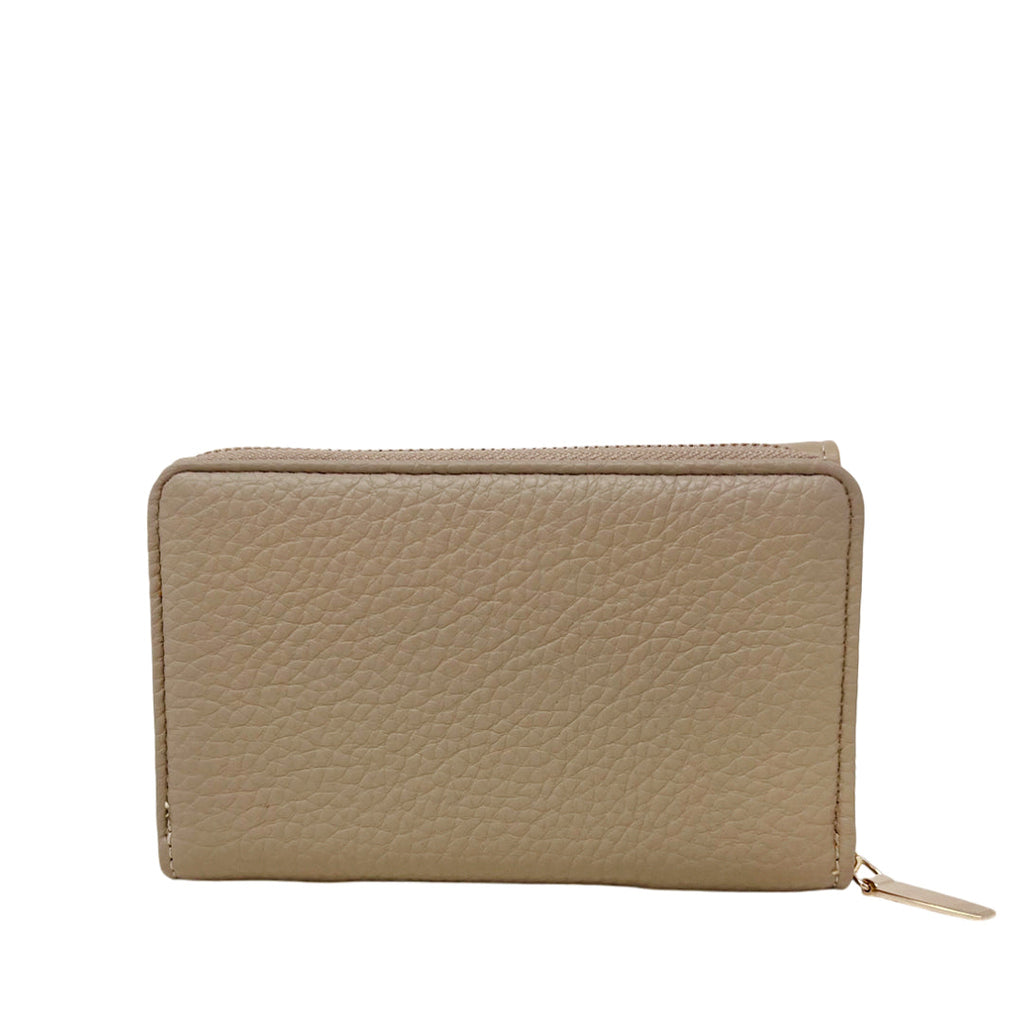 Billetera Any para mujer color beige
