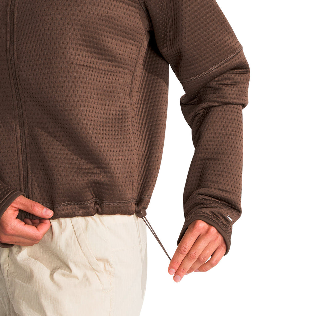 CHAQUETA TÉRMICA DOTKNIT PARA MUJER COLOR CAFE