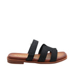Sandalias flats Tiana negro