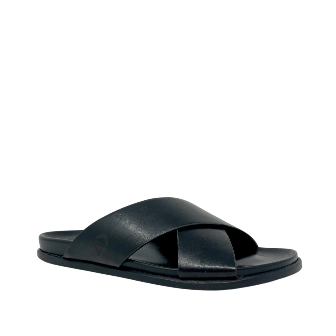 Sandalias slip on Virgil para hombre color negro