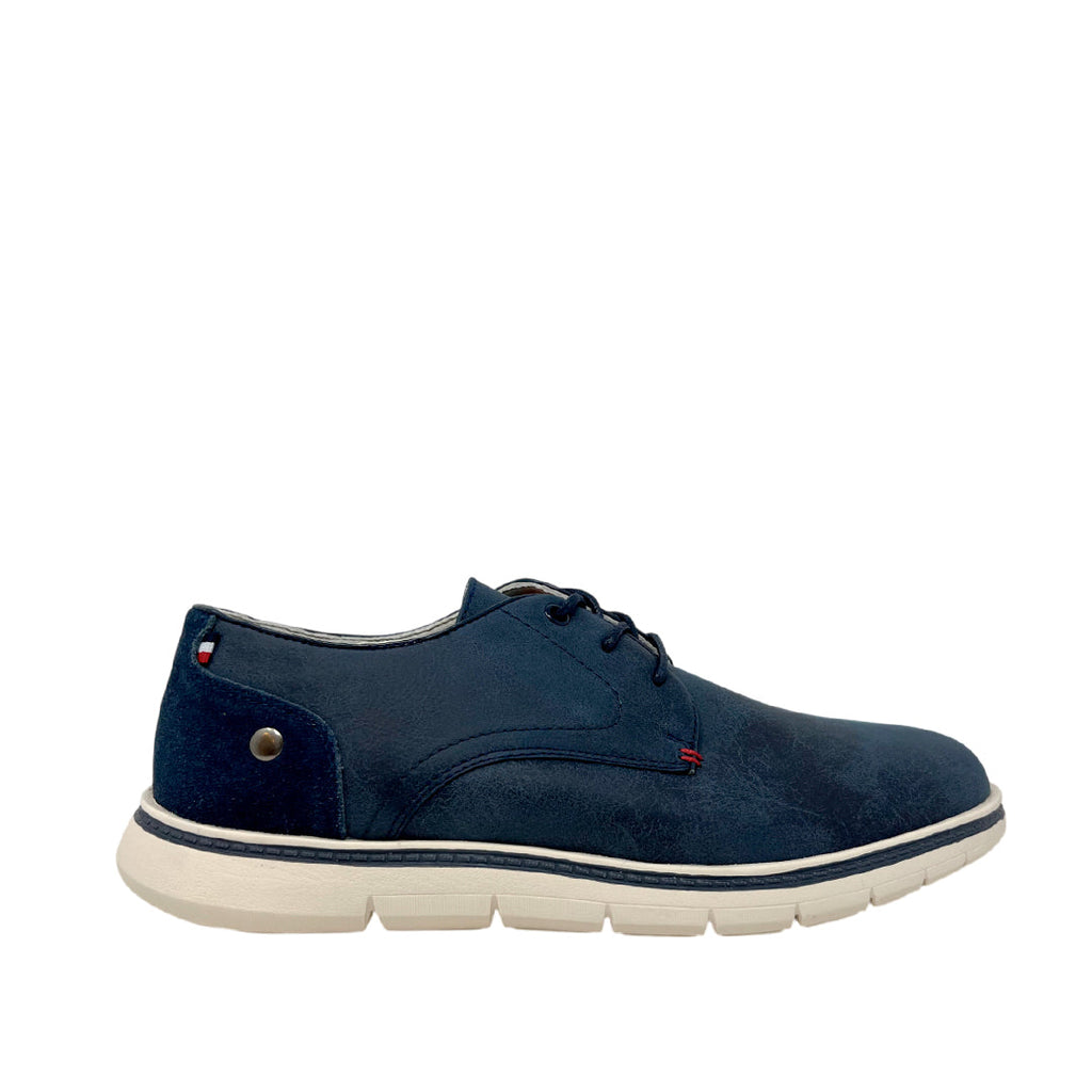 Derby shoes Takeo para hombre color marino