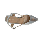 Tacones Chunky Tara para mujer color plateado