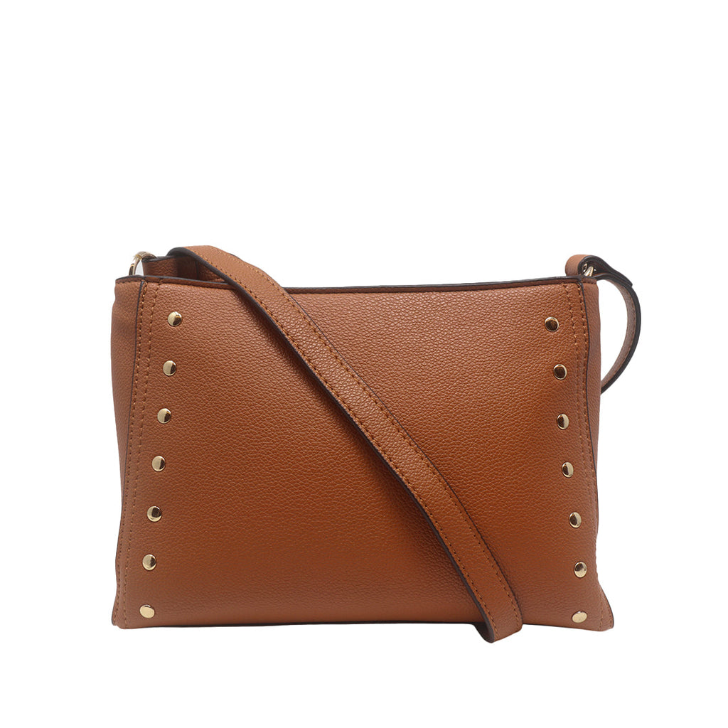 Cartera crossbody Adela tan